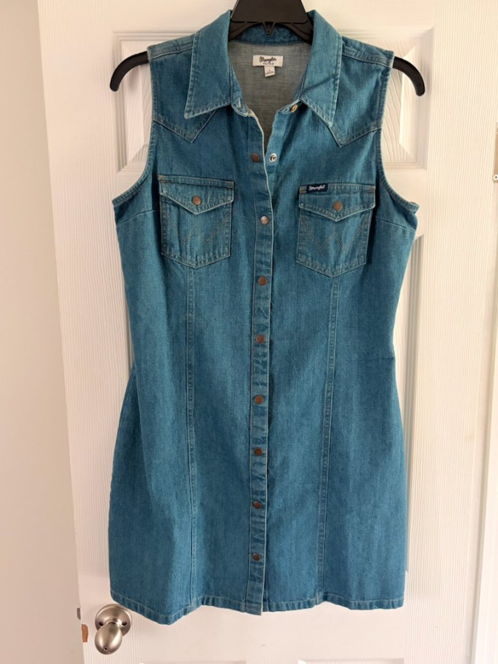 Wrangler Retro NWT Denim Button Up Dress